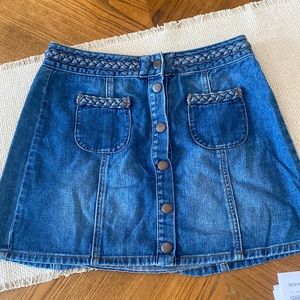 Kendall and Kylie Jean mini skirt